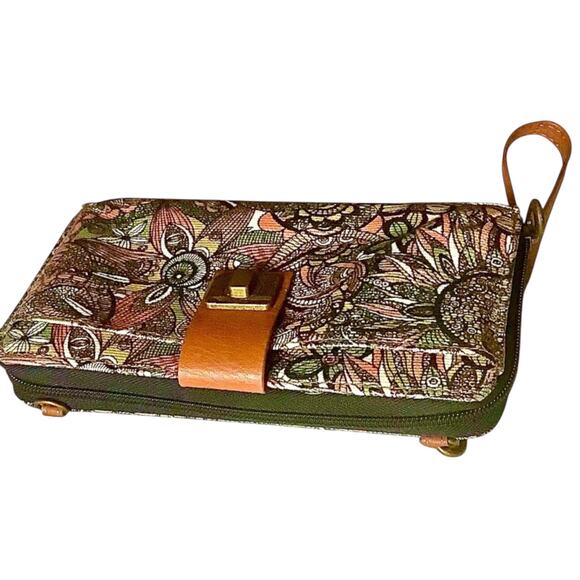 Sakroots Artist Circle Large Smartphone Wristlet Wallet Sienna Spirit Desert - Picture 5 of 11